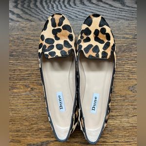 Dune London leopard loafer
